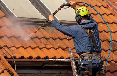 Démoussage et hydrofuge de toiture à Genouillac